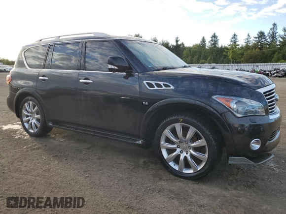 2014 Infiniti QX80 with VIN JN8AZ2NE1E9064663, listed as a Copart auction lot 69430324 with 175,996 mi miles and Clean Title. Bid and sale history available at carsss.com. Image 4.