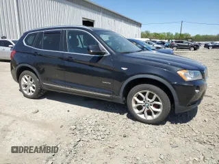2013 BMW X3 xDrive28i with VIN 5UXWX9C52D0D01605, listed as a Copart auction lot 55208845 with 111,215 mi miles and Clean Title. Bid and sale history available at carsss.com. Image 4.