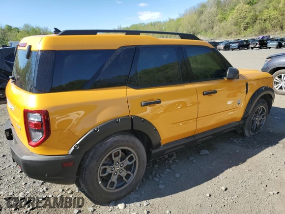 2022 Ford Bronco Sport Big Bend z VIN 3FMCR9B60NRD03775, wystawiony jako Copart lot #55208115 z przebiegiem Nie podano mil oraz Szkoda całkowita • Salvage title. Historia ofert i sprzedaży dostępna na DreamBid. Obrazek 3.