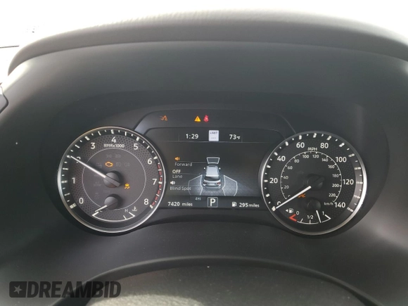 2024 Nissan Armada Platinum with VIN JN8AY2DB1R9850527, listed as a Copart auction lot 88483375 with 7,420 mi miles and Salvage Title. Bid and sale history available at carsss.com. Image 9.