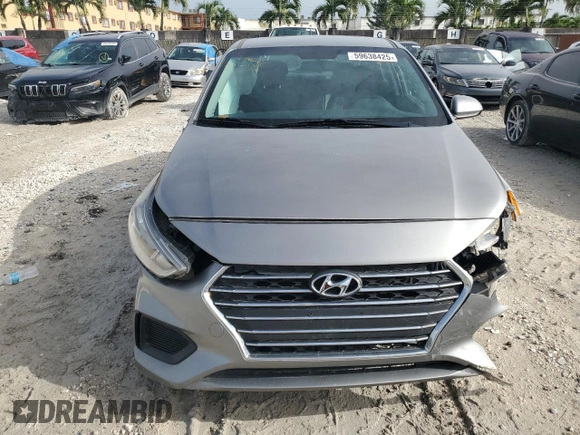 2021 Hyundai Accent SE z VIN 3KPC24A61ME147734, wystawiony jako Copart lot #59638425 z przebiegiem 66 553 mil mil oraz Szkoda całkowita • Salvage title. Historia ofert i sprzedaży dostępna na DreamBid. Obrazek 5.