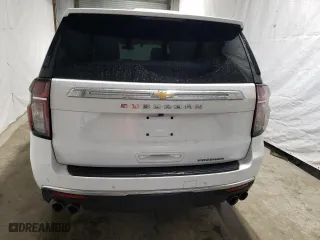 2022 Chevrolet Suburban Premier with VIN 1GNSKFKD5NR291546, listed as a Copart auction lot 51577074 with 47,656 mi miles. Bid and sale history available at carsss.com. Image 6.