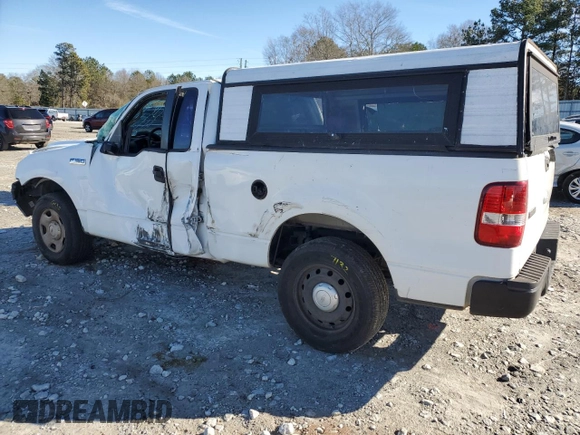 2008 Ford F-150 XL with VIN 1FTRF12208KD96201, listed as a Copart auction lot 59607205 with 196,595 mi miles and Non repairable. Bid and sale history available at DreamBid. Image 2.