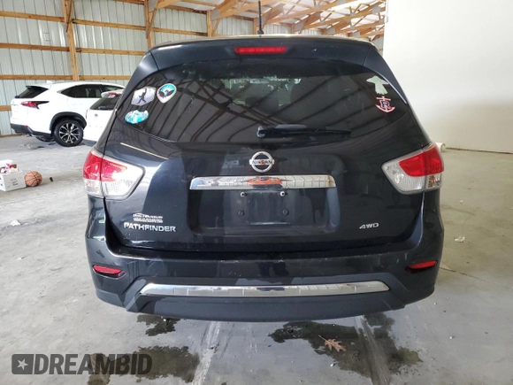 2015 Nissan Pathfinder SL with VIN 5N1AR2MM1FC623388, listed as a Copart auction lot 58184595 with 177,144 mi miles and Salvage title. Bid and sale history available at DreamBid. Image 6.