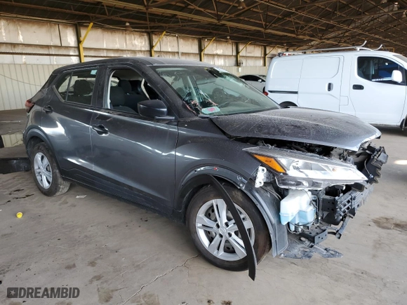 2023 Nissan Kicks S with VIN 3N1CP5BV3PL547973, listed as a Copart auction lot 46710715 with 56,361 mi miles and Salvage Title. Bid and sale history available at carsss.com. Image 4.