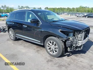 2015 Infiniti QX60 with VIN 5N1AL0MM7FC543874, listed as a IAAI auction lot 42010792 with 163,250 mi miles and . Bid and sale history available at DreamBid. Image 1.