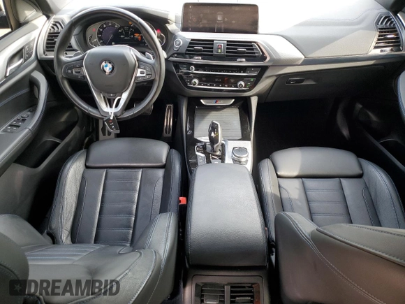 2019 BMW X4 M40i with VIN 5UXUJ5C5XKLJ64004, listed as a Copart auction lot 52106895 with 74,599 mi miles and Salvage title. Bid and sale history available at DreamBid. Image 8.