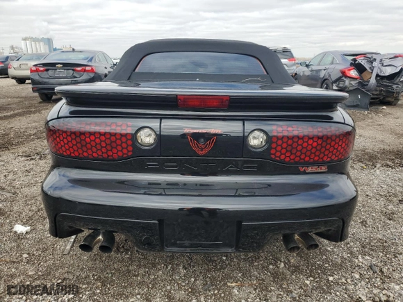 1998 Pontiac Firebird Trans Am with VIN 2G2FV32G9W2226086, listed as a Copart auction lot 51095135 with 55,818 mi miles and Salvage Title. Bid and sale history available at carsss.com. Image 6.