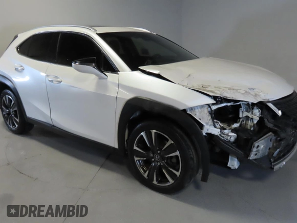 2019 Lexus UX 200 z VIN JTHY3JBH4K2014363, wystawiony jako Copart lot #58555715 z przebiegiem 92 751 mil mil oraz Szkoda całkowita • Salvage title. Historia ofert i sprzedaży dostępna na DreamBid. Obrazek 1.