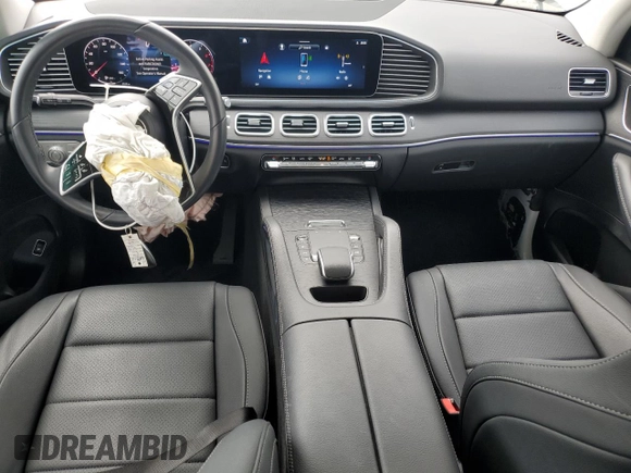 2024 Mercedes-Benz GLE 450 with VIN 4JGFB5KB2RB166243, listed as a Copart auction lot 53145105 with 9,598 mi miles and Salvage title. Bid and sale history available at DreamBid. Image 8.