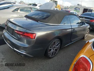 2020 Audi S5 Premium Plus z VIN WAUY4GF59LN000344, wystawiony jako Copart lot #74332754 z przebiegiem Nie podano mil oraz Nie do naprawy. Historia ofert i sprzedaży dostępna na DreamBid. Obrazek 3.