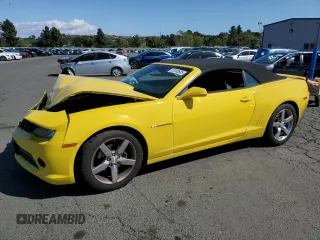 2014 Chevrolet Camaro LT with VIN 2G1FB3D39E9289525, listed as a Copart auction lot 57000685 with 196,459 mi miles and Salvage title. Bid and sale history available at DreamBid. Image 1.