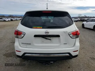 2013 Nissan Pathfinder S with VIN 5N1AR2MM6DC664306, listed as a Copart auction lot 45597835 with 176,144 mi miles and Clean Title. Bid and sale history available at carsss.com. Image 6.