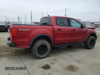 2021 Ford Ranger XL with VIN 1FTER4FH4MLD72851, listed as a Copart auction lot 55323665 with 81,235 mi miles and Salvage Title. Bid and sale history available at carsss.com. Image 3.