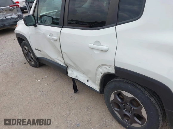 2017 Jeep Renegade Sport with VIN ZACCJAAB9HPF74358, listed as a IAAI auction lot 42467736 with 167,858 mi miles and . Bid and sale history available at DreamBid. Image 18.