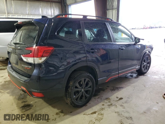 2020 Subaru Forester Special Sports with VIN JF2SKALC0LH556556, listed as a Copart auction lot 58567225 with 70,612 mi miles and Salvage title. Bid and sale history available at DreamBid. Image 3.