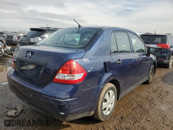 2010 Nissan Versa 1.6 with VIN 3N1CC1AP6AL403333, listed as a Copart auction lot 46492115 with 146,648 mi miles and Salvage Title. Bid and sale history available at carsss.com. Image 3.
