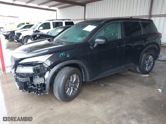 2024 Nissan Rogue S with VIN 5N1BT3AB2RC673106, listed as a IAAI auction lot 41452929 with 20,507 mi miles. Bid and sale history available at carsss.com. Image 18.