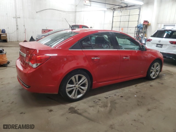 2012 Chevrolet Cruze LTZ with VIN 1G1PH5SC0C7295441, listed as a Copart auction lot 53888705 with 79,580 mi miles and Clean Title. Bid and sale history available at carsss.com. Image 3.