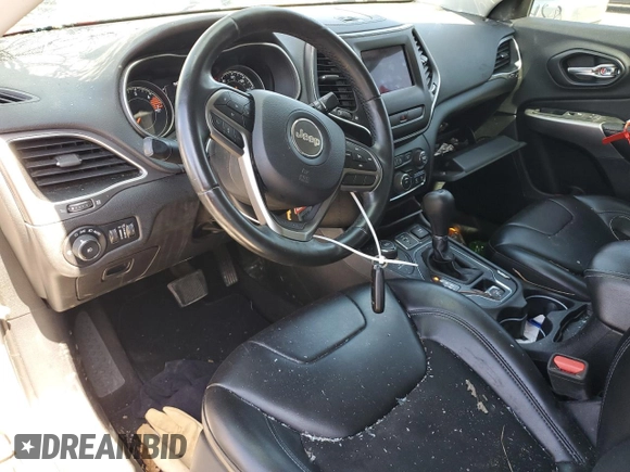 2019 Jeep Cherokee Latitude Plus with VIN 1C4PJMLB7KD194683, listed as a Copart auction lot 50897765 with 167,710 mi miles and Salvage Title. Bid and sale history available at carsss.com. Image 8.