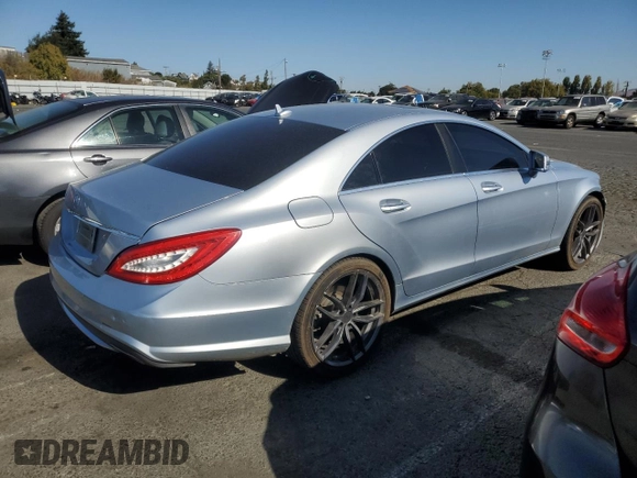 2014 Mercedes-Benz CLS-Class CLS 550 with VIN WDDLJ7DB9EA118697, listed as a Copart auction lot 72196244 with 79,104 mi miles and Salvage Title. Bid and sale history available at carsss.com. Image 3.