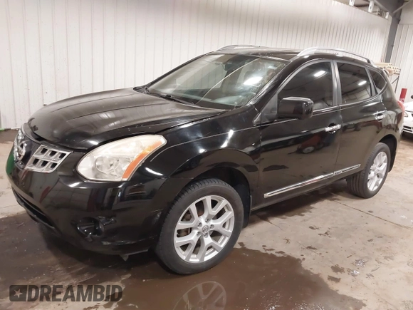 2012 Nissan Rogue S with VIN JN8AS5MT3CW261533, listed as a IAAI auction lot 41509296 with 141,533 mi miles. Bid and sale history available at carsss.com. Image 17.