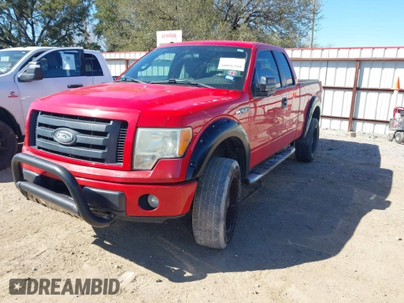 2009 Ford F-150 STX with VIN 1FTRX14839KC07962, listed as a IAAI auction lot 41676808 with 224,171 mi miles. Bid and sale history available at carsss.com. Image 2.