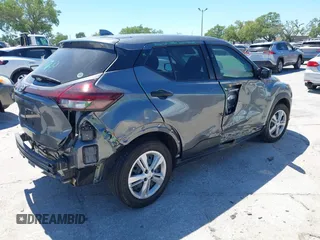 2023 Nissan Kicks S with VIN 3N1CP5BV5PL552026, listed as a IAAI auction lot 41882997 with 16,623 mi miles. Bid and sale history available at carsss.com. Image 4.