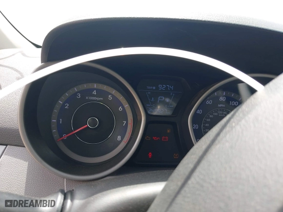 2016 Hyundai Elantra Value Edition with VIN KMHDH4AE5GU517580, listed as a IAAI auction lot 42123514 with 249,927 mi miles. Bid and sale history available at carsss.com. Image 6.