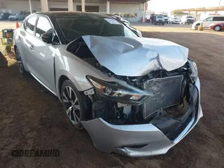 2017 Nissan Maxima SV with VIN 1N4AA6AP0HC378464, listed as a IAAI auction lot 41461554 with 118,028 mi miles and . Bid and sale history available at DreamBid. Image 1.