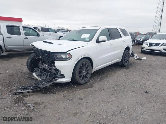 2018 Dodge Durango R/T with VIN 1C4SDJCT0JC408443, listed as a IAAI auction lot 41687602 with 99,874 mi miles. Bid and sale history available at carsss.com. Image 2.