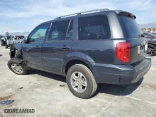 2004 Honda Pilot EX with VIN 2HKYF18664H615189, listed as a Copart auction lot 44841725 with 219,922 mi miles and Salvage Title. Bid and sale history available at carsss.com. Image 2.