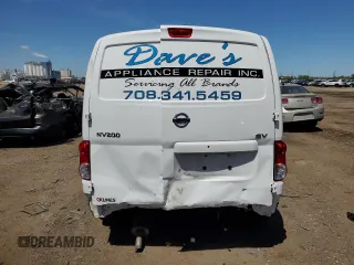 2021 Nissan NV200 S with VIN 3N6CM0KNXMK707399, listed as a Copart auction lot 56585605 with 51,484 mi miles and Salvage title. Bid and sale history available at DreamBid. Image 6.