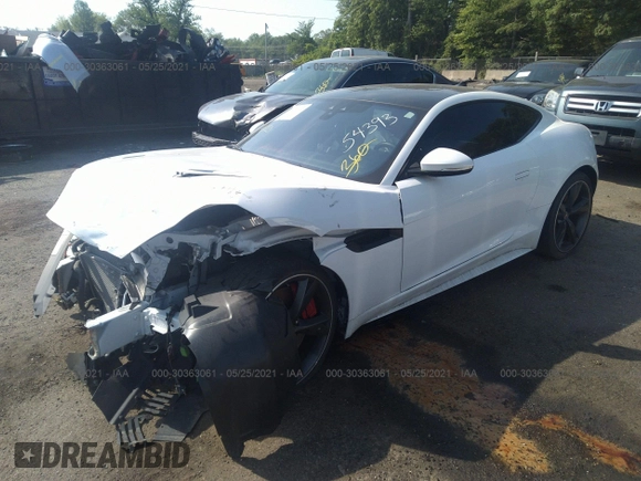2018 Jaguar F-Type with VIN SAJD51EEXJCK54393, listed as a IAAI auction lot 41030134 with Not Provided miles and . Bid and sale history available at DreamBid. Image 2.