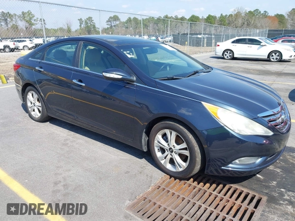 2013 Hyundai Sonata Limited with VIN 5NPEC4AC6DH541950, listed as a IAAI auction lot 41805171 with 162,706 mi miles and . Bid and sale history available at carsss.com. Image 1.
