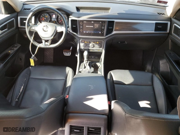 2019 Volkswagen Atlas 3.6L V6 SE w/Technology R-Line with VIN 1V2XR2CA4KC589607, listed as a Copart auction lot 46034575 with 129,684 mi miles and Non Repairable. Bid and sale history available at carsss.com. Image 8.