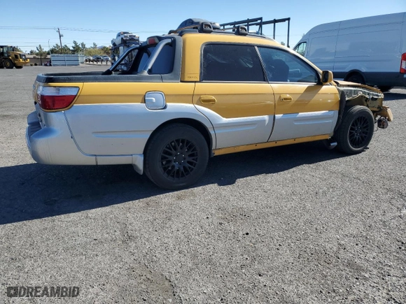 2003 Subaru Baja with VIN 4S4BT61C637107069, listed as a Copart auction lot 78166634 with NaN miles and Salvage Title. Bid and sale history available at carsss.com. Image 3.