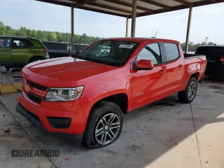 2019 Chevrolet Colorado 2WD Work Truck z VIN 1GCGSBEN1K1352591, wystawiony jako Copart lot #55156865 z przebiegiem 77 742 mil mil oraz Szkoda całkowita • Salvage title. Historia ofert i sprzedaży dostępna na DreamBid. Obrazek 1.