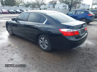 2015 Honda Accord Sedan LX with VIN 1HGCR2F37FA088341, listed as a IAAI auction lot 41662417 with 156,066 mi miles. Bid and sale history available at carsss.com. Image 3.