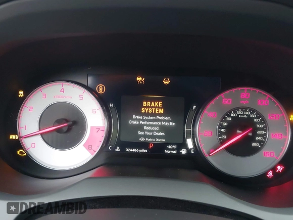 2023 Acura RDX Advance with VIN 5J8TC2H84PL009417, listed as a IAAI auction lot 41996330 with 24,486 mi miles and . Bid and sale history available at DreamBid. Image 7.