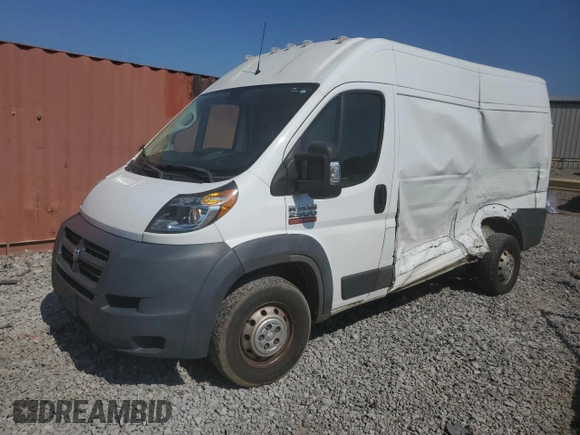 2018 Ram ProMaster Cargo with VIN 3C6TRVCG3JE138883, listed as a Copart auction lot 47883145 with 177,569 mi miles and Salvage Title. Bid and sale history available at DreamBid. Image 1.