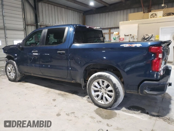 2022 Chevrolet Silverado 1500 Custom with VIN 1GCPDBEK4NZ580994, listed as a Copart auction lot 87164364 with 58,146 mi miles and Clean Title. Bid and sale history available at carsss.com. Image 2.