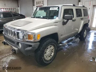 2006 Hummer H3 with VIN 5GTDN136468149586, listed as a Copart auction lot 48986275 with 172,521 mi miles and Salvage Title. Bid and sale history available at carsss.com. Image 1.