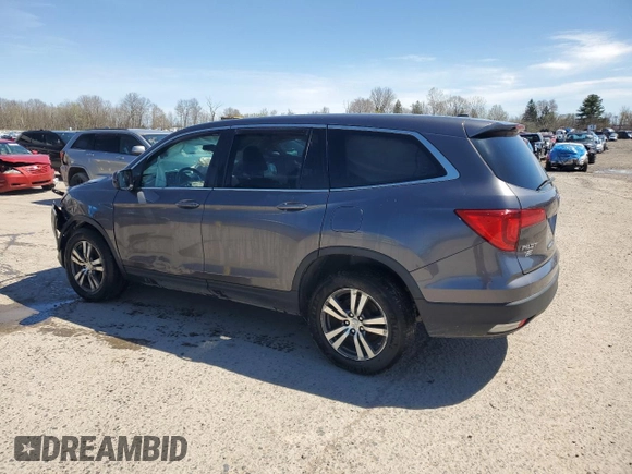 2017 Honda Pilot EX-L with VIN 5FNYF6H51HB086131, listed as a Copart auction lot 53555855 with 133,050 mi miles and Salvage Title. Bid and sale history available at DreamBid. Image 2.