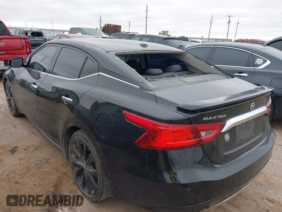 2017 Nissan Maxima S with VIN 1N4AA6AP5HC432728, listed as a IAAI auction lot 42352893 with 81,403 mi miles and . Bid and sale history available at DreamBid. Image 3.