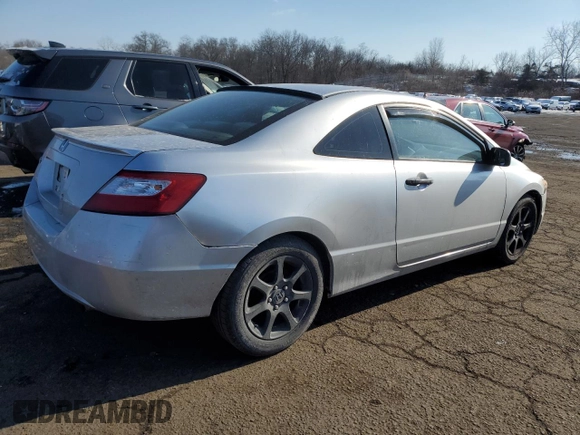 2006 Honda Civic Cpe DX with VIN 2HGFG12276H511530, listed as a Copart auction lot 42309975 with 173,540 mi miles and Salvage Title. Bid and sale history available at carsss.com. Image 3.