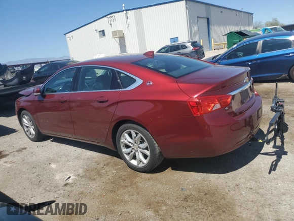2016 Chevrolet Impala LT with VIN 2G1115S31G9165392, listed as a Copart auction lot 61507455 with 106,556 mi miles and Salvage title. Bid and sale history available at DreamBid. Image 2.