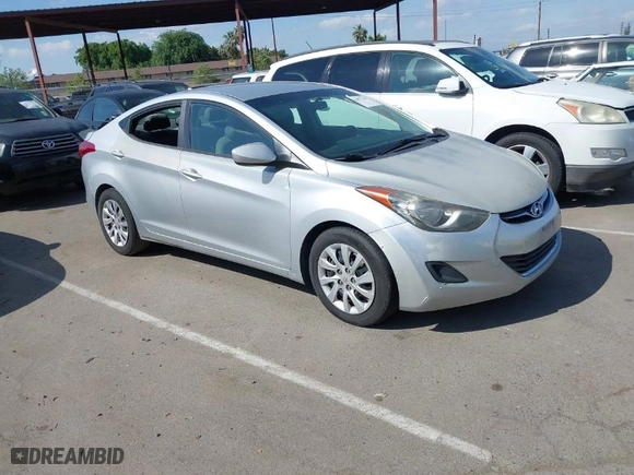 2012 Hyundai Elantra GLS with VIN 5NPDH4AE3CH137842, listed as a IAAI auction lot 42077110 with 157,645 mi miles. Bid and sale history available at carsss.com. Image 1.