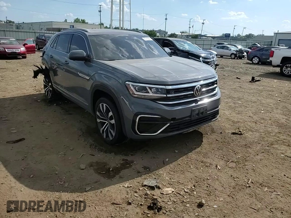 2022 Volkswagen Atlas SEL Premium R-Line z VIN 1V2FE2CA6NC208075, wystawiony jako Copart lot #61215525 z przebiegiem 56 441 mil mil oraz Szkoda całkowita • Salvage title. Historia ofert i sprzedaży dostępna na DreamBid. Obrazek 14.
