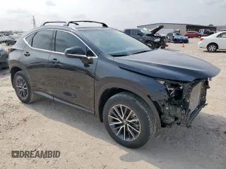 2025 Lexus NX 250 with VIN 2T2ADCAZ2SC022917, listed as a Copart auction lot 57884435 with 5,740 mi miles and Salvage title. Bid and sale history available at DreamBid. Image 4.